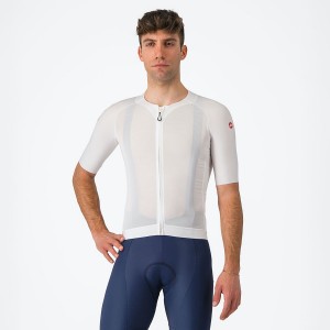 Castelli AERO RACE 7.0 メンズ ユニフォーム 白 | 835214-AXE