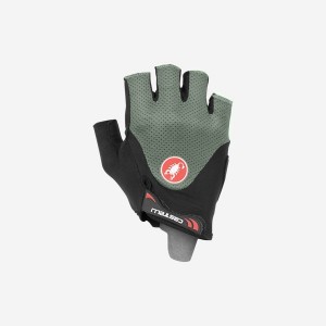 Castelli ARENBERG GEL 2 メンズ グローブ 緑 | 162807-ATP