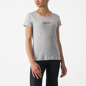 Castelli CASTELLI CLASSICO W TEE レディース Casual ライトグレー | 546701-YAU