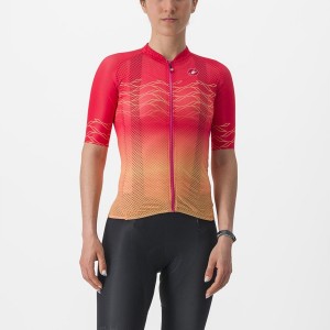 Castelli CLIMBER'S 2.0 W レディース ユニフォーム オレンジ | 147583-MXJ