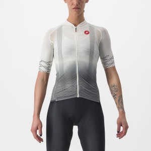 Castelli CLIMBER'S 2.0 W レディース ユニフォーム 白 オリーブ | 927381-MQC