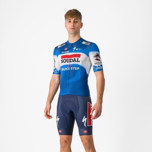 Castelli COMPETIZIONE メンズ ビブショーツ 青 | 328415-ZJC