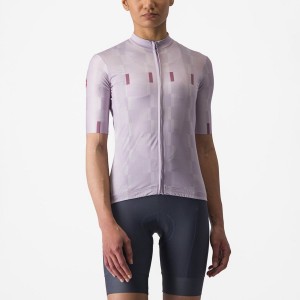 Castelli DIMENSIONE レディース ユニフォーム 紫 白 深い紫 | 720546-NUJ