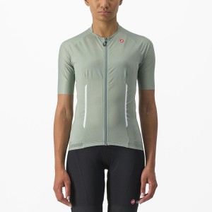 Castelli ENDURANCE W レディース ユニフォーム 緑 | 574832-MAU