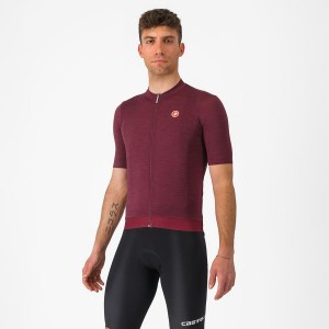 Castelli ESSENZA メンズ ユニフォーム ボルドー | 039251-UCW