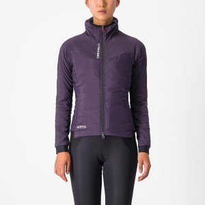 Castelli FLY THERMAL W レディース ジャケット 紫 | 156374-SBQ