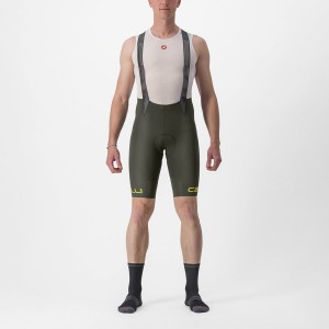 Castelli FREE AERO RC CLASSIC メンズ ビブショーツ 深い緑 | 894126-NKH