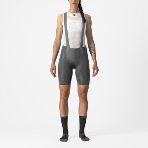 Castelli FREE AERO RC W レディース ビブショーツ グレー | 384759-DUS