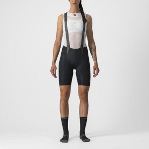 Castelli FREE AERO RC W レディース ビブショーツ 黒 | 984671-SZU