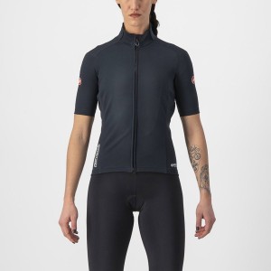 Castelli PERFETTO RoS 2W WIND レディース ジャケット 黒 | 210759-LEX