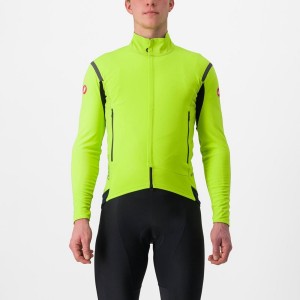 Castelli PERFETTO RoS 2 メンズ ジャケット ライト緑 暗グレー | 745086-VNX