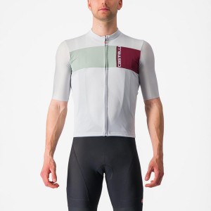 Castelli PROLOGO 7 メンズ ユニフォーム シルバー グレー 緑 | 491087-BYH