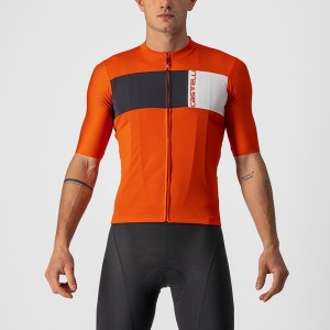 Castelli PROLOGO 7 メンズ ユニフォーム 赤 黒 白 | 786249-NRD