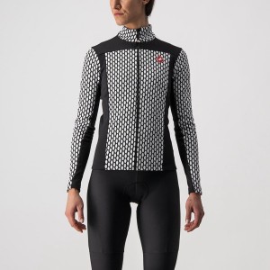 Castelli SFIDA 2 FZ レディース ユニフォーム 黒 白 | 950321-HZX