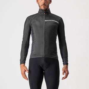 Castelli SQUADRA STRETCH メンズ 保護 黒 暗グレー | 723816-POC