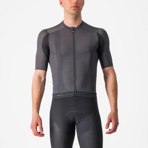 Castelli SUPERLEGGERA 3 メンズ ユニフォーム 暗グレー | 952681-HJT