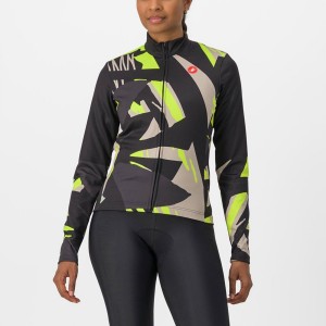 Castelli TROPICALE LS レディース ユニフォーム 黒 | 921654-ABJ