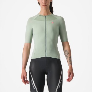 Castelli VELOCISSIMA 2 レディース ユニフォーム 緑 青 | 896457-TKX