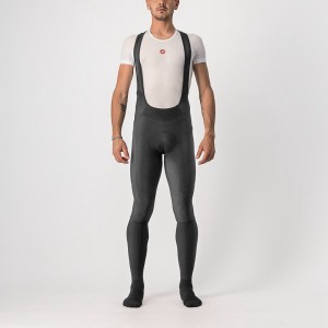 Castelli VELOCISSIMO 5 メンズ ビブタイツ 黒 シルバー | 803729-KOP