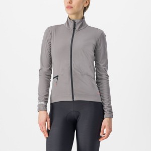 Castelli VENTO TRAIL レディース ジャケット グレー | 960718-VJQ