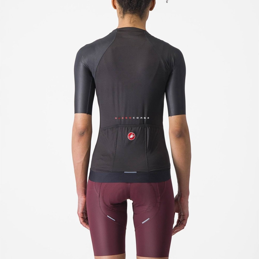 Castelli AERO PRO 7.0 W レディース ユニフォーム 黒 | 139576-PBN