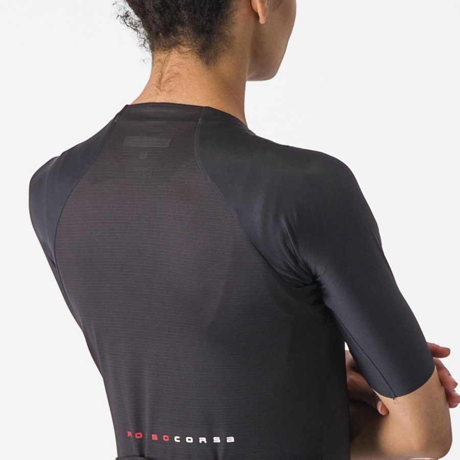 Castelli AERO PRO 7.0 W レディース ユニフォーム 黒 | 139576-PBN