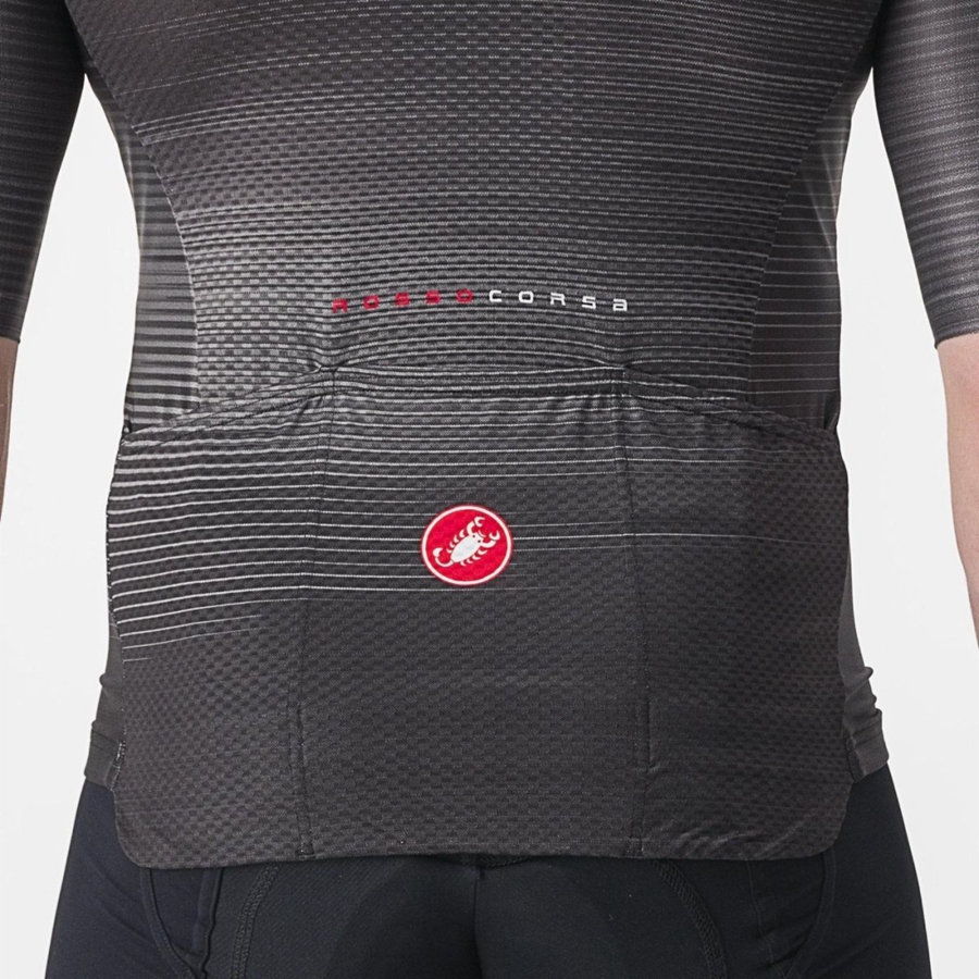 Castelli AERO RACE 6.0 メンズ ユニフォーム 黒 | 375621-RHX