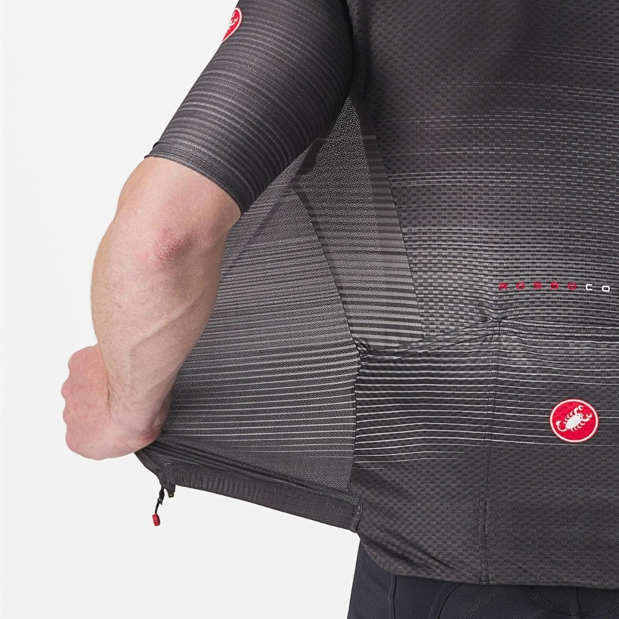 Castelli AERO RACE 6.0 メンズ ユニフォーム 黒 | 375621-RHX