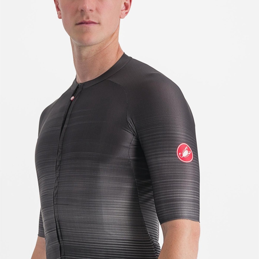 Castelli AERO RACE 6.0 メンズ ユニフォーム 黒 | 375621-RHX