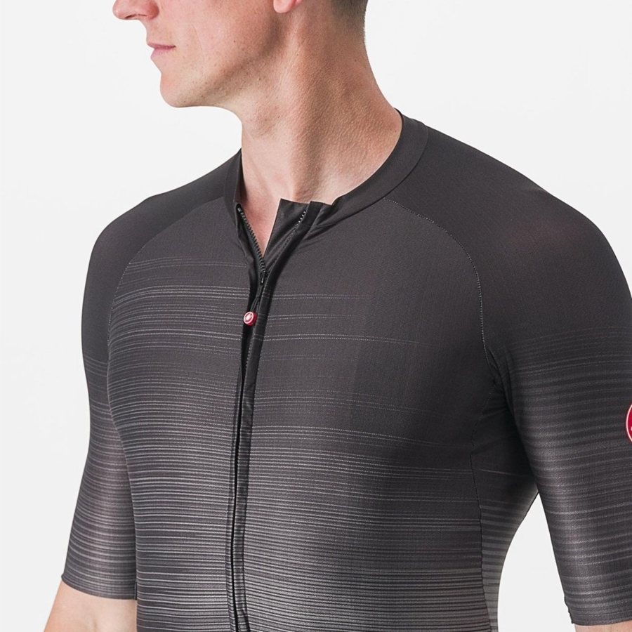 Castelli AERO RACE 6.0 メンズ ユニフォーム 黒 | 375621-RHX