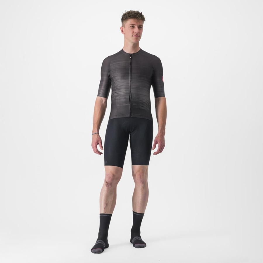 Castelli AERO RACE 6.0 メンズ ユニフォーム 黒 | 375621-RHX