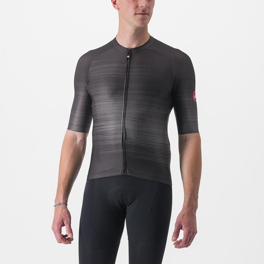 Castelli AERO RACE 6.0 メンズ ユニフォーム 黒 | 375621-RHX