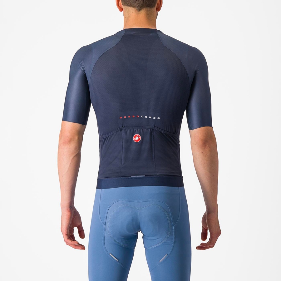 Castelli AERO RACE 7.0 メンズ ユニフォーム 青 | 506734-OCN