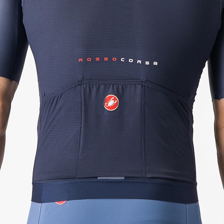 Castelli AERO RACE 7.0 メンズ ユニフォーム 青 | 506734-OCN