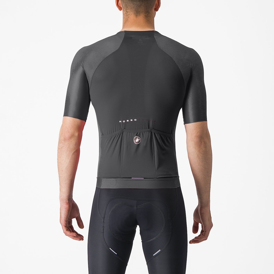 Castelli AERO RACE 7.0 メンズ ユニフォーム 黒 | 958243-NIM