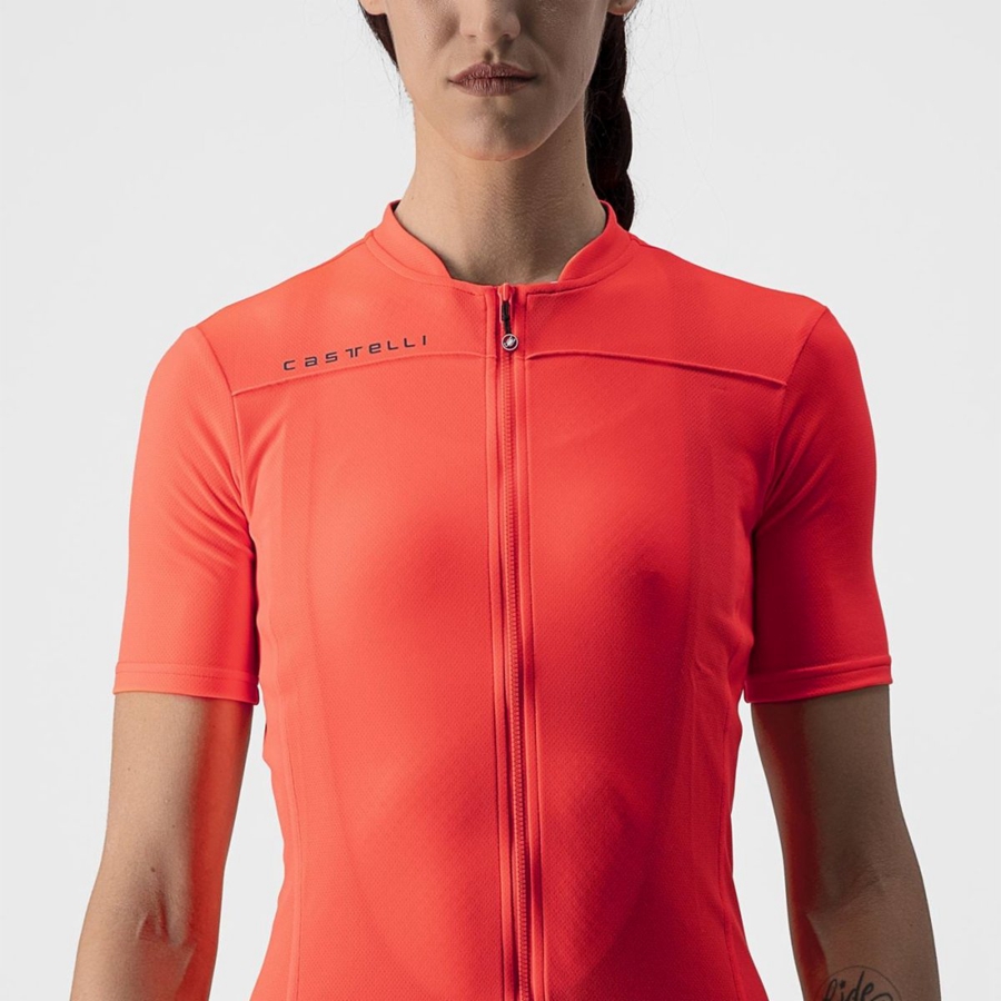 Castelli ANIMA 3 レディース ユニフォーム ピンク 暗グレー 青 | 893457-RKI