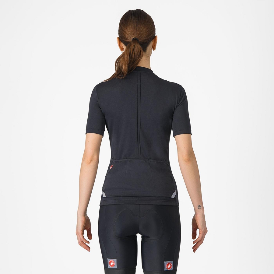 Castelli ANIMA 4 レディース ユニフォーム 黒 | 208963-LXF