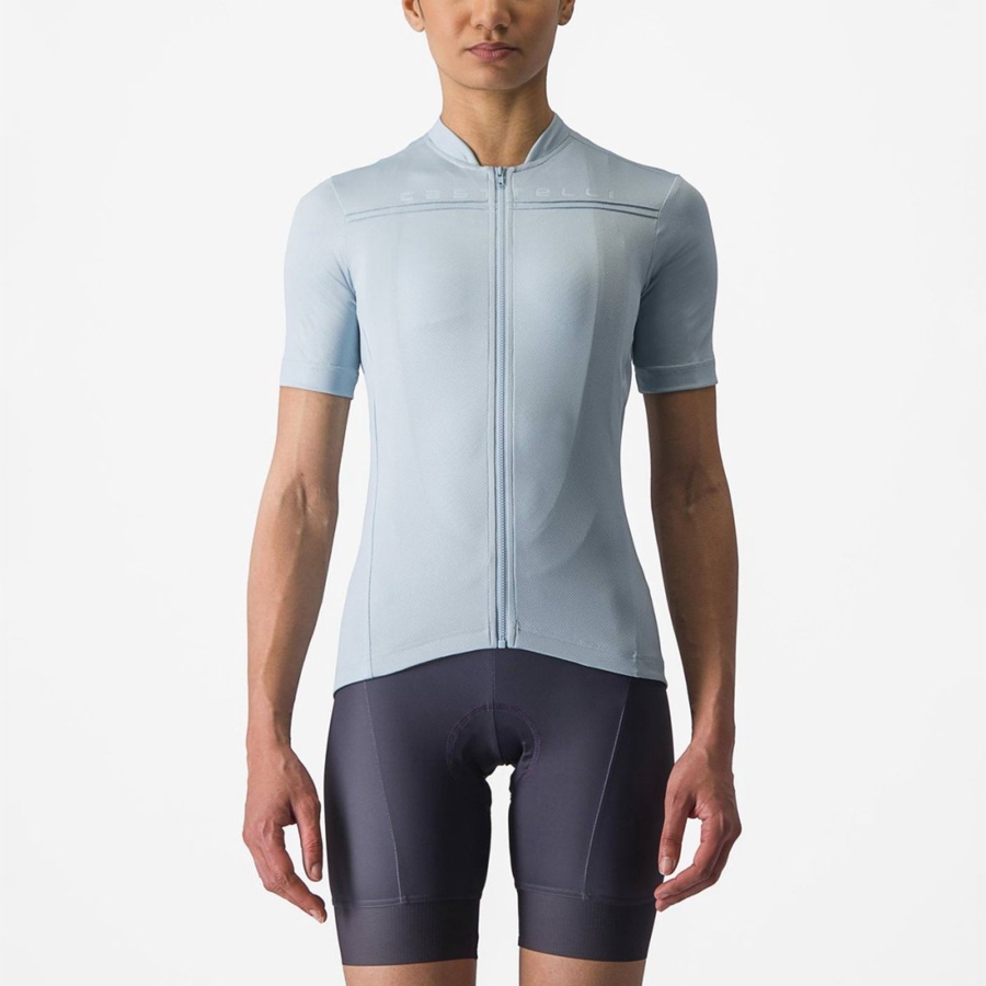 Castelli ANIMA 4 レディース ユニフォーム 青 | 962413-OQA