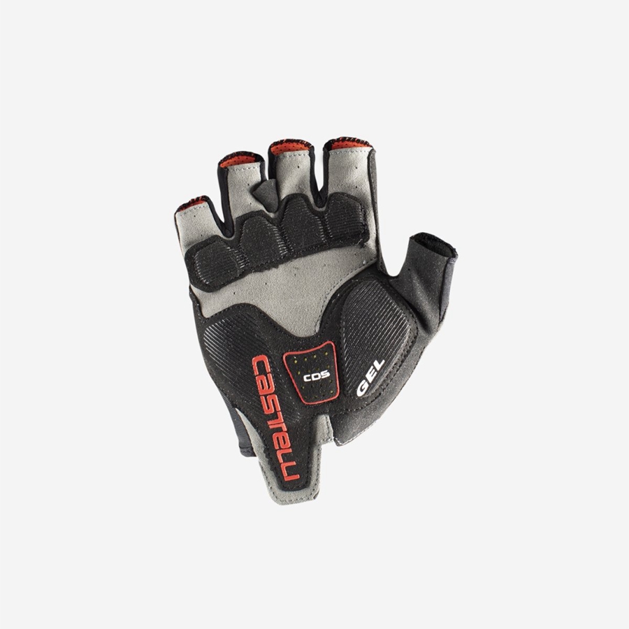 Castelli ARENBERG GEL 2 メンズ グローブ 赤 黒 | 058624-VYF