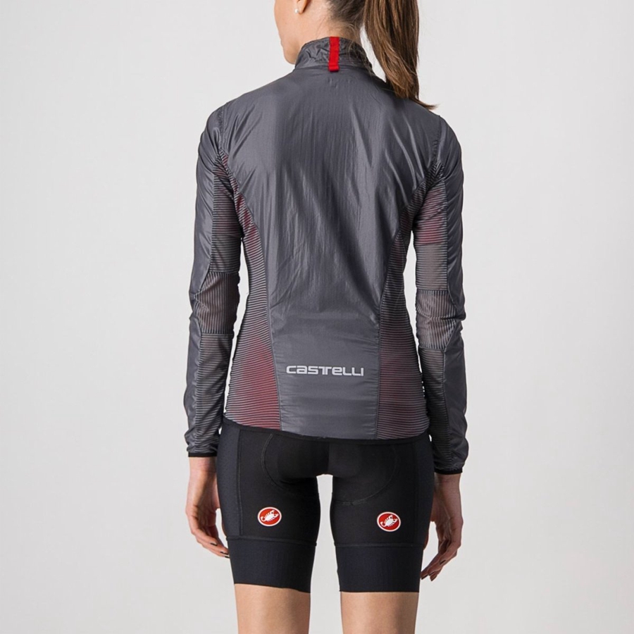 Castelli ARIA SHELL W レディース 保護 暗グレー | 240365-SYC