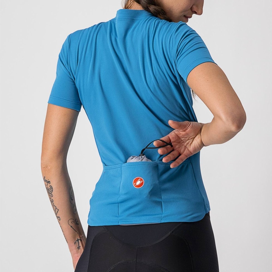 Castelli ARIA SHELL W レディース 保護 シルバー グレー | 937012-ZYC