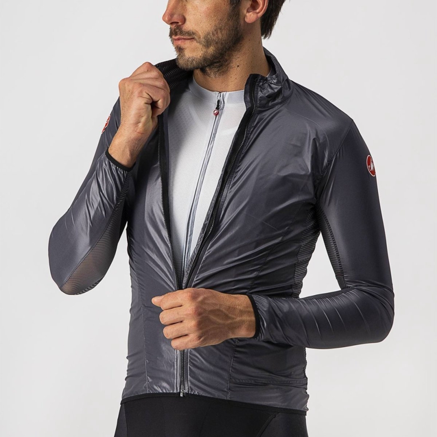 Castelli ARIA SHELL メンズ 保護 暗グレー | 038761-LKQ