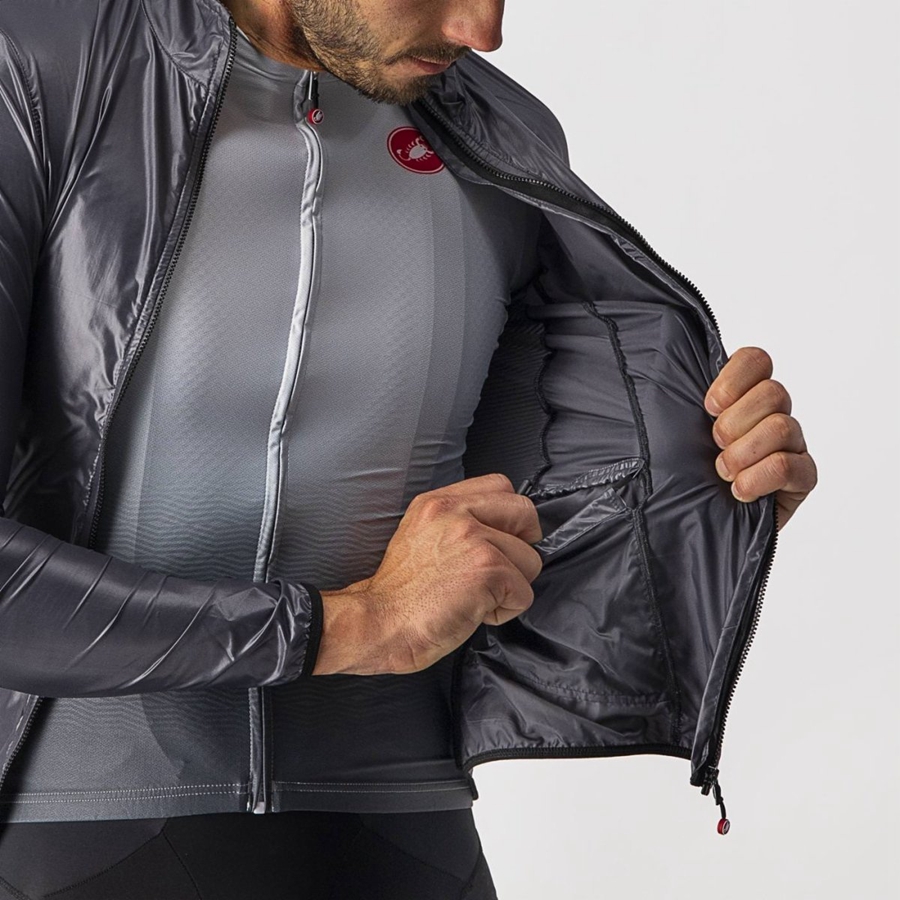 Castelli ARIA SHELL メンズ 保護 暗グレー | 038761-LKQ