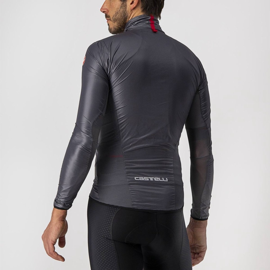 Castelli ARIA SHELL メンズ 保護 暗グレー | 038761-LKQ