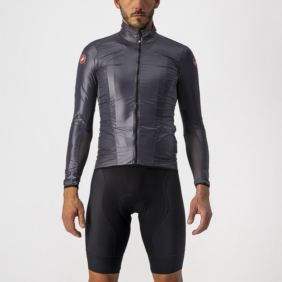 Castelli ARIA SHELL メンズ 保護 暗グレー | 038761-LKQ