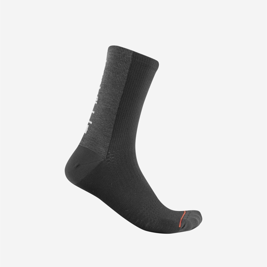 Castelli BANDITO WOOL 18 メンズ ソックス 黒 | 927631-SKP