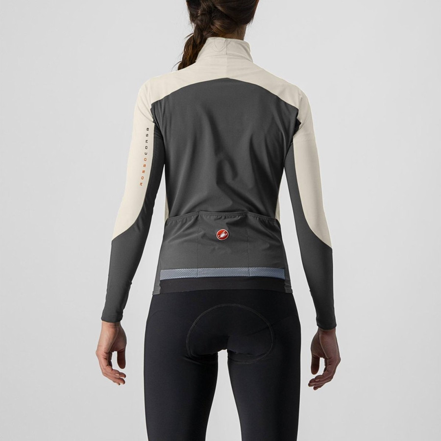 Castelli BETA RoS W レディース ジャケット 暗グレー | 580439-NXH