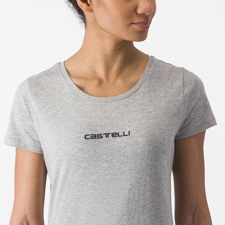 Castelli CASTELLI CLASSICO W TEE レディース Casual ライトグレー | 546701-YAU