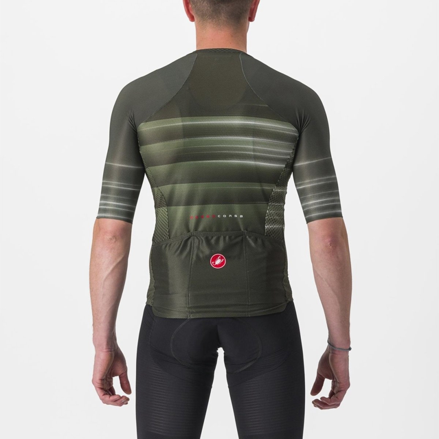 Castelli CLIMBER'S 3.0 SL2 メンズ ユニフォーム 深い緑 | 895014-SMU