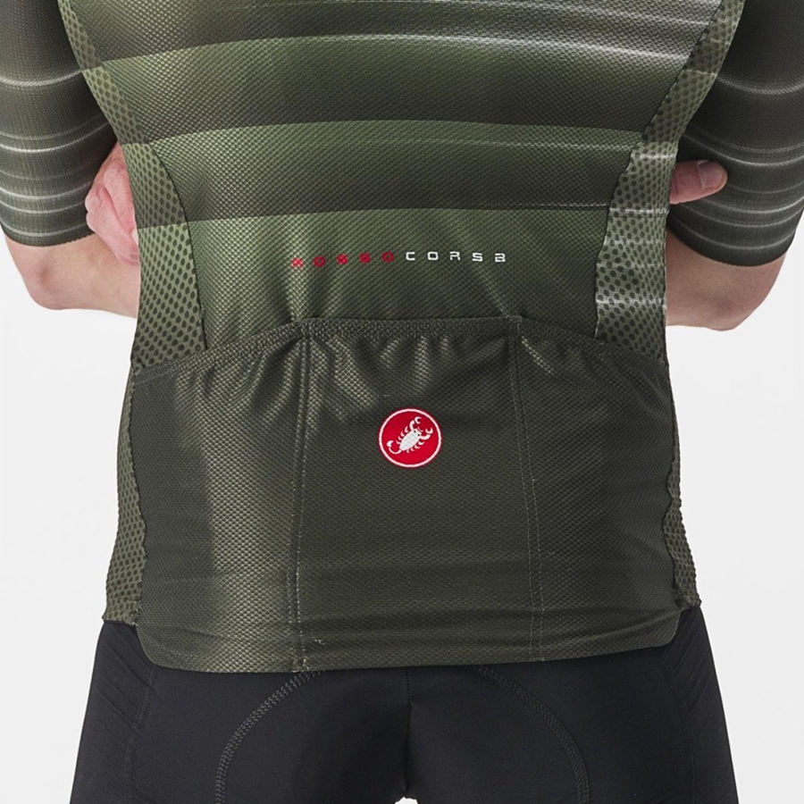 Castelli CLIMBER'S 3.0 SL2 メンズ ユニフォーム 深い緑 | 895014-SMU